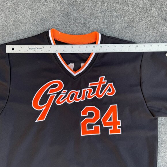 Rare VTG WILLIE MAYS MITCHELL & NESS COOPERSTOWN GIANTS #24 JERSEY Size 48 - Picture 10 of 12